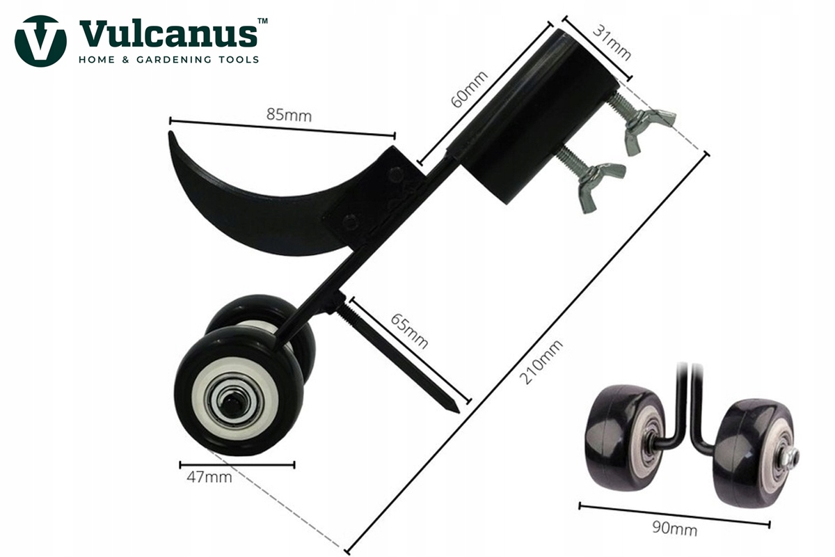 2x WYRYWACZ podcinacz SKROBAK DO USUWANIA CHWASTÓW mleczy MCHU Z KOSTKI FUG Marka Vulcanus