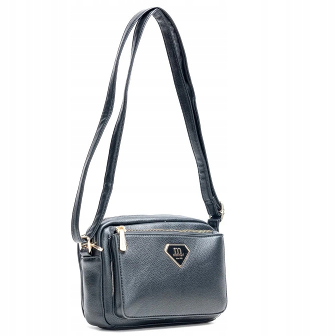Monnari Torebka Damska Klasyczna Listonoszka Czarna Premium Crossbody