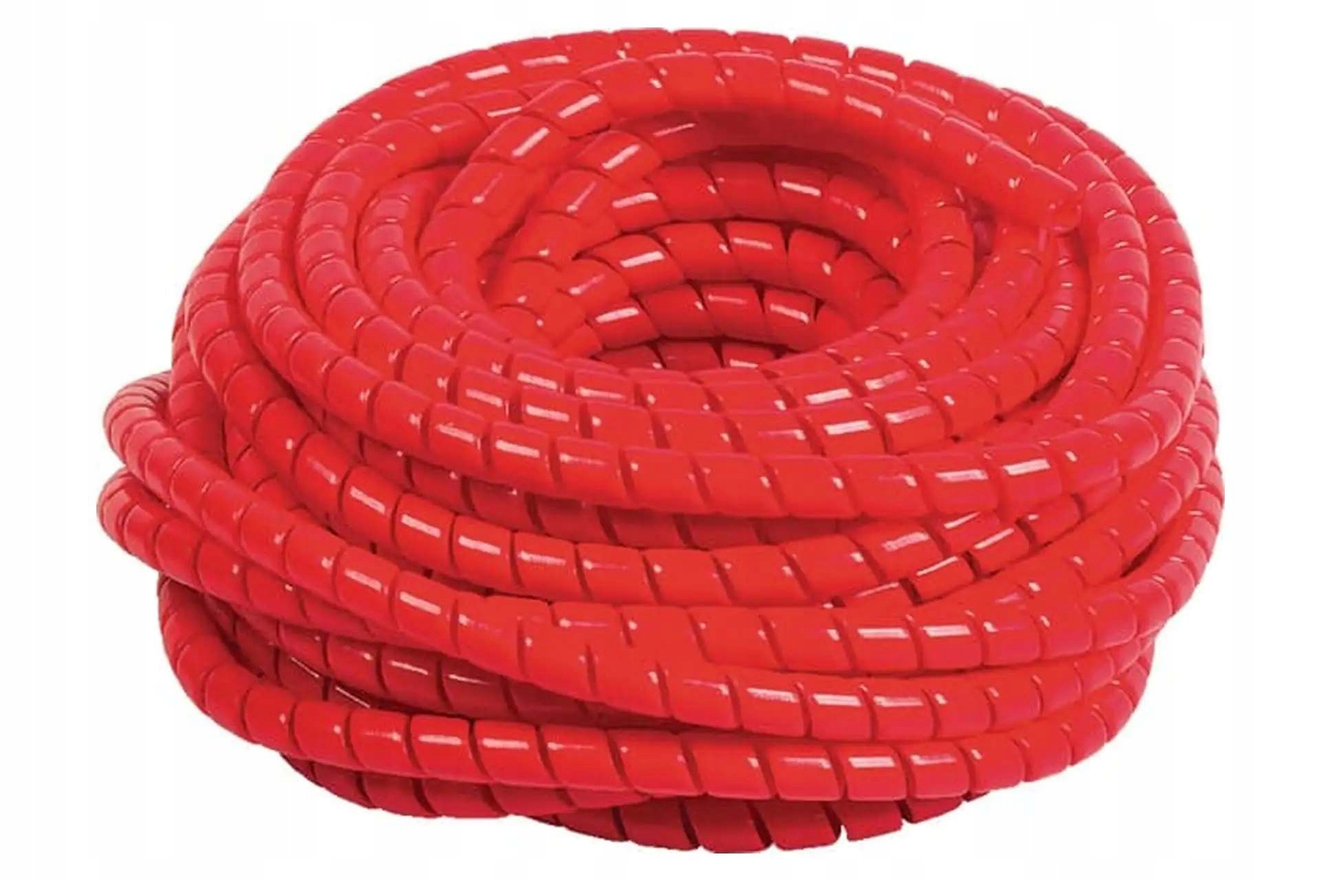 Osłona spiralna węża czerwona WN50 45-52MM