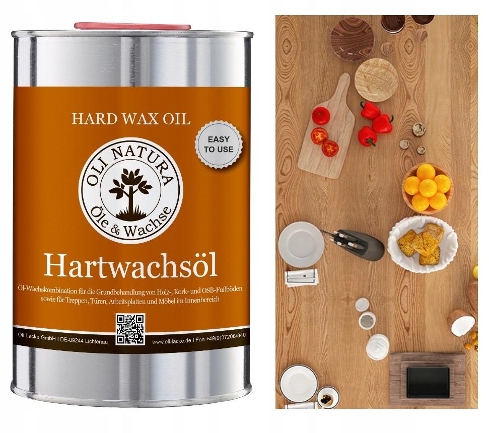 Olej Twardy Do Blatów Oli Natura Bezbarwny 0,5 L