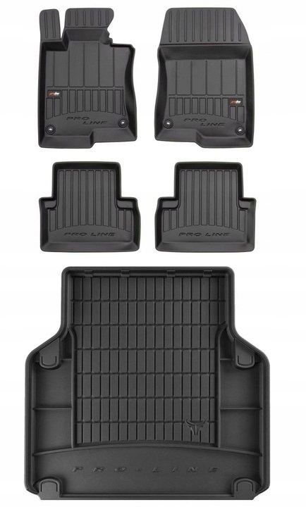 Set 3D gumové rohože Honda Accord 8 Kombi 2008-2012