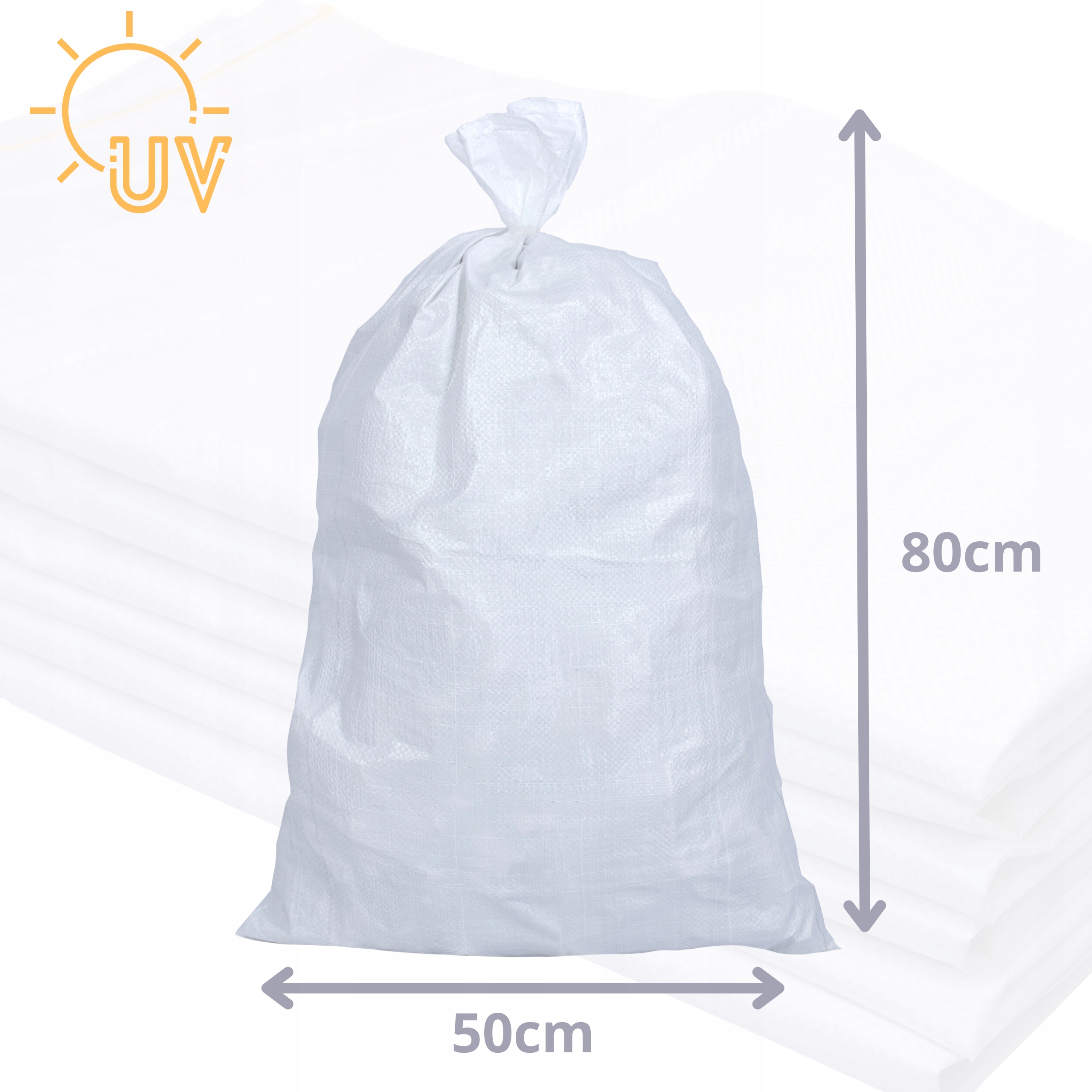 Worek Worki Polipropylenowe 25kg PRZECIWPOWODZIOWE na Piasek Żwir Mocne Marka Dedra