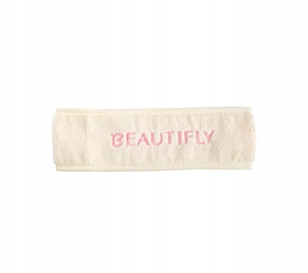Ošetřovací páska na hlavu Beautifly na vlasy Beige, regulace na suchý zip