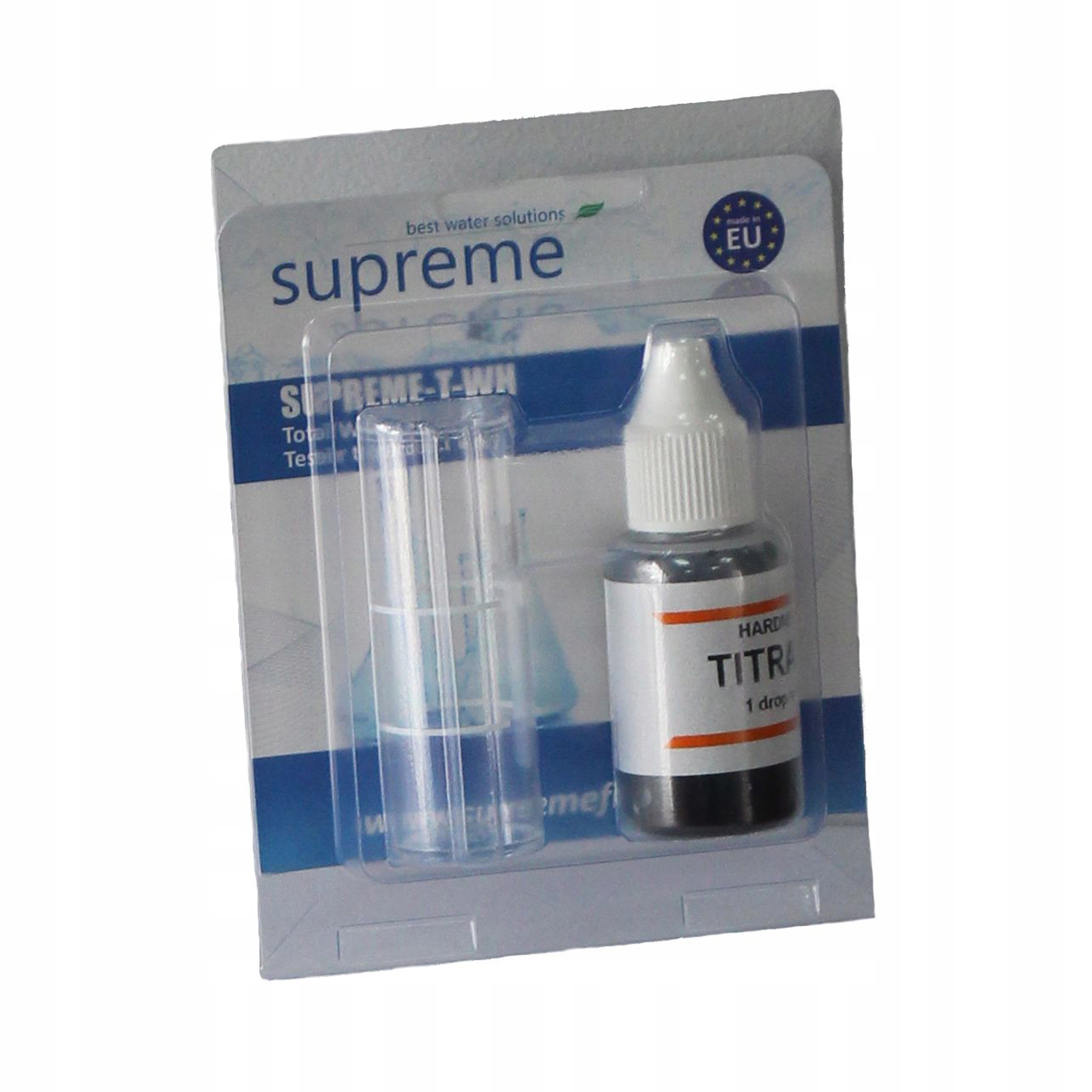 

Tester Twardości Wody, Krople Supreme Filters