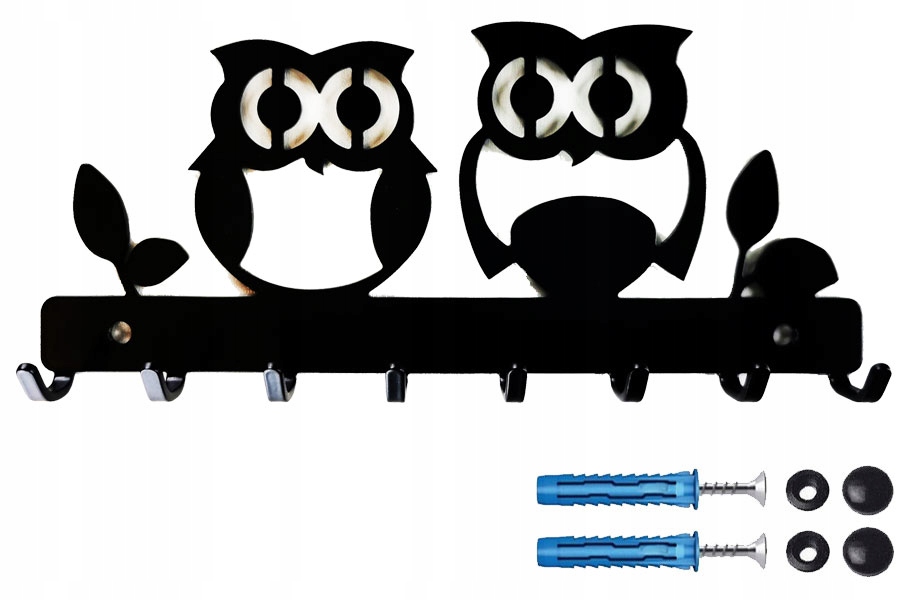 

Wieszak ścienny do przedpokoju na klucze Sowy 20