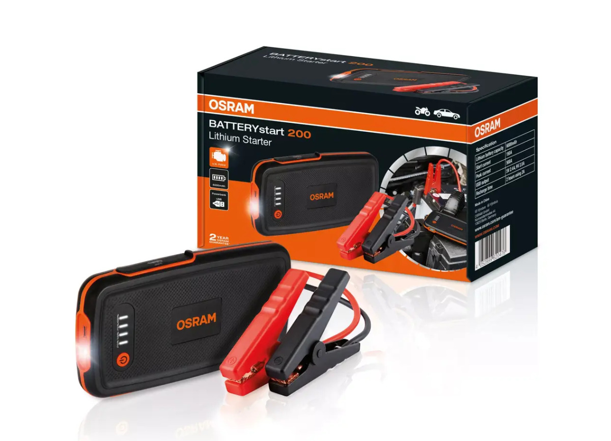 Osram BATTERYstart štartér s powerbankou, typ 200 12V 150/500A 6000mAh