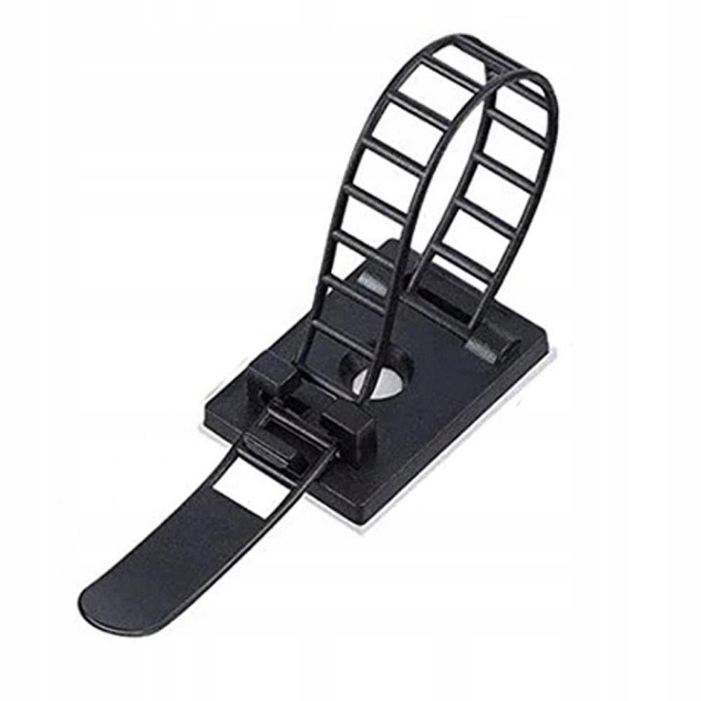 Mocowanie Uchwyt Kabli Peszla Regulowany Samoprzylepny 12x93mm 10 Szt