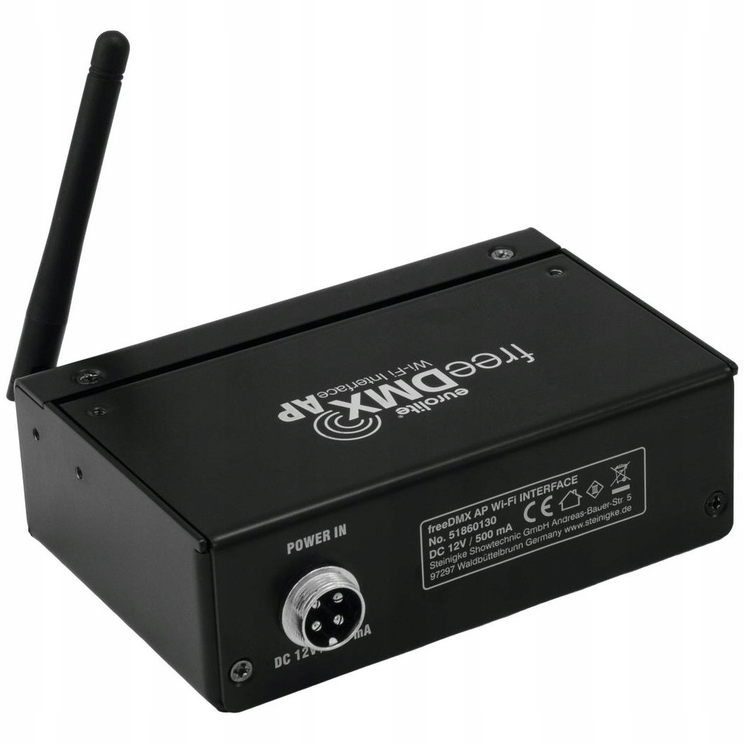Eurolite freeDMX, Wi-Fi bezdrôtové rozhranie