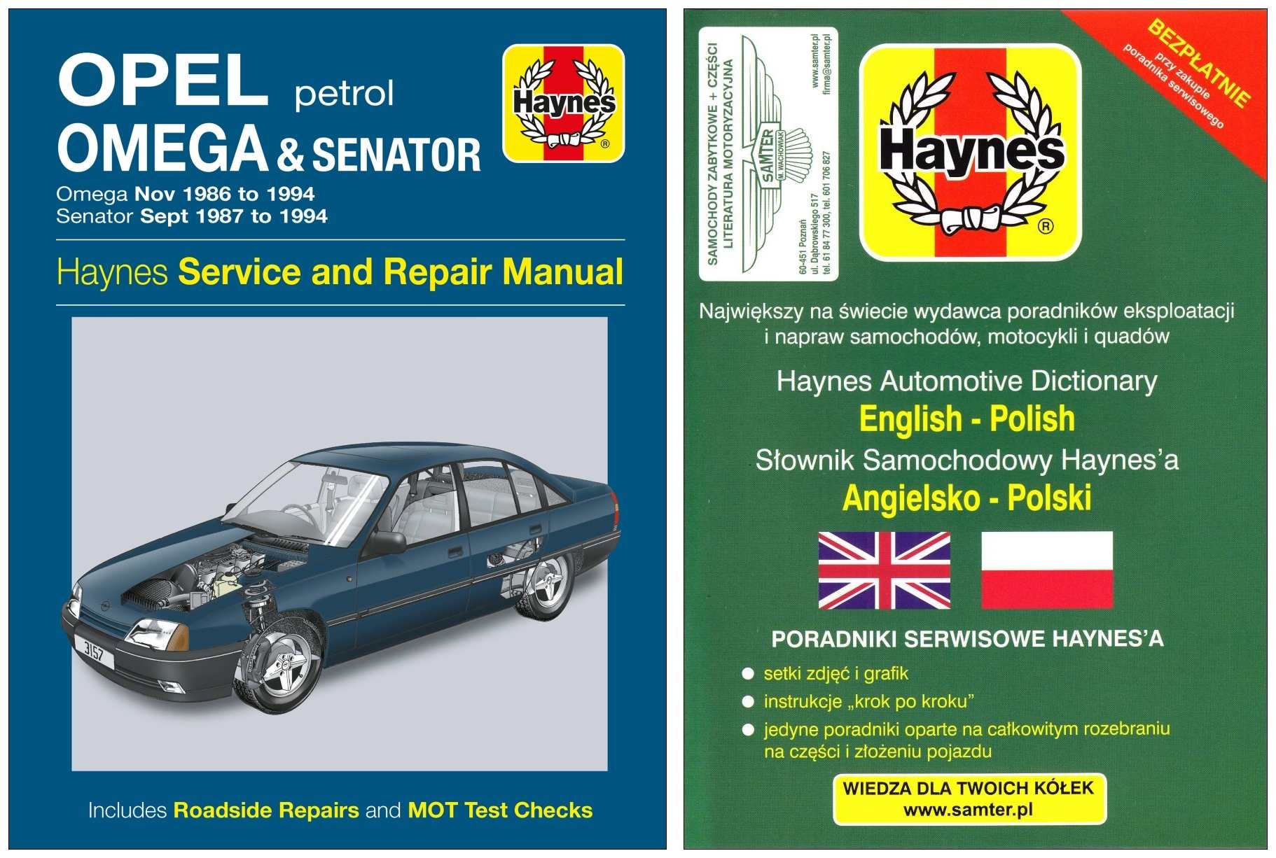 Opel Omega Senator 86-94 руководство по ремонту Haynes