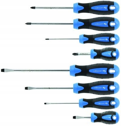 

Śrubokręty Wkrętaki zestaw 8 szt. HT1S096 Hogert