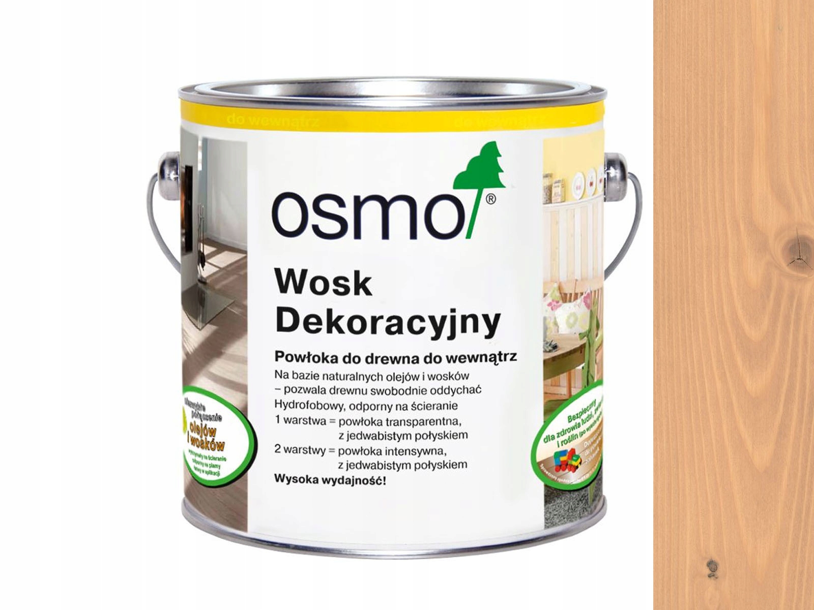 

Osmo 3102 wosk dekoracyjny Buk Lekko Parzony 125ml