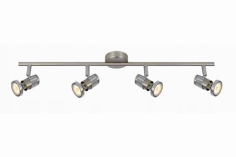 Stropní svítidlo s plochým zakončením reflektorů do kuchyně nad pracovní desku Enima