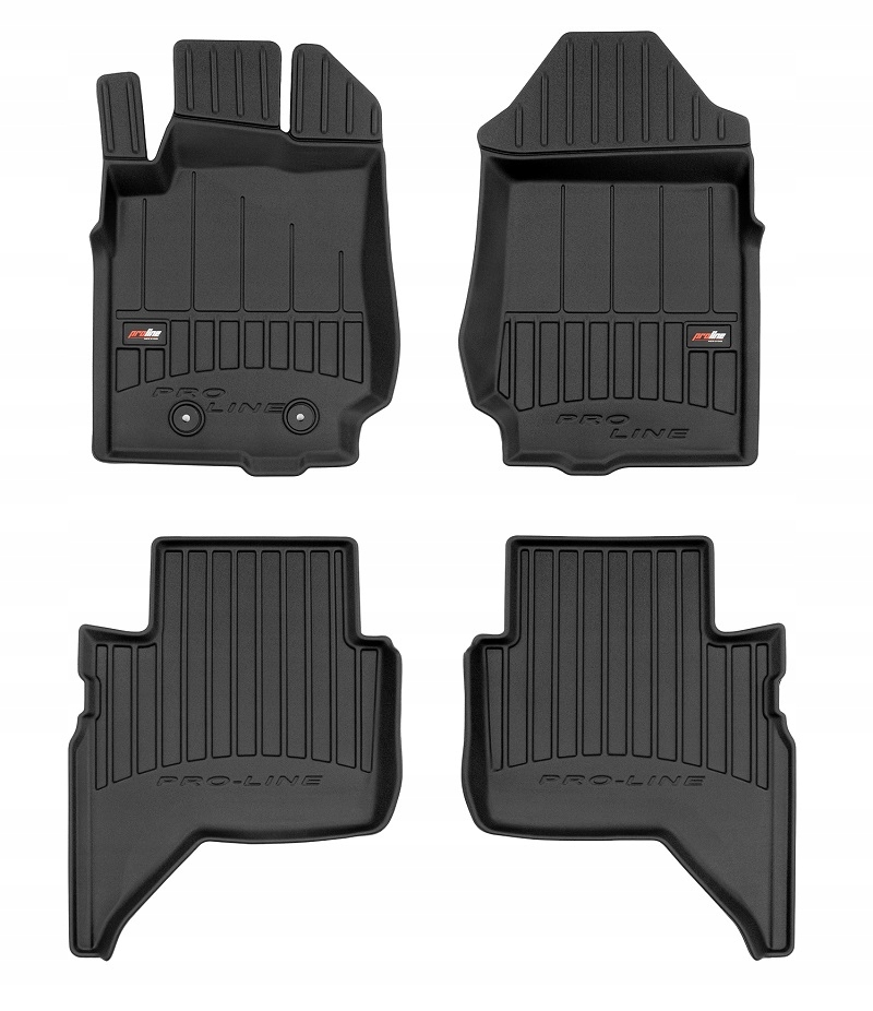 Gumové Koberce Ford Ranger V 2012-2023 Korytka 3D