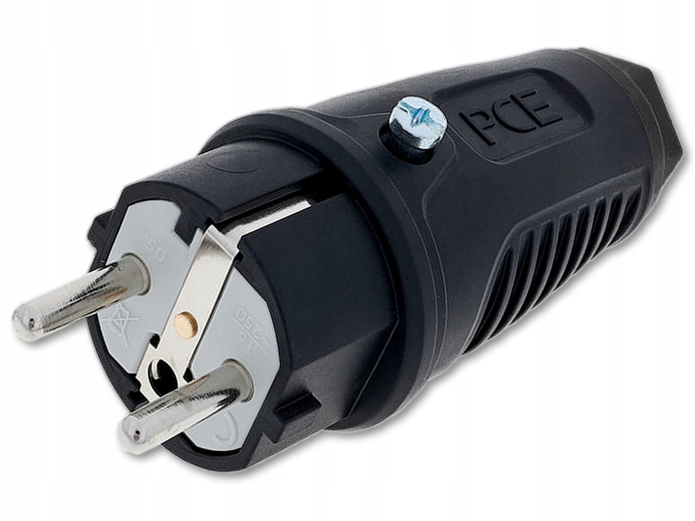 

Wtyk Gumowy 230V 2P+Z Uni-schuko Taurus Pce 0521