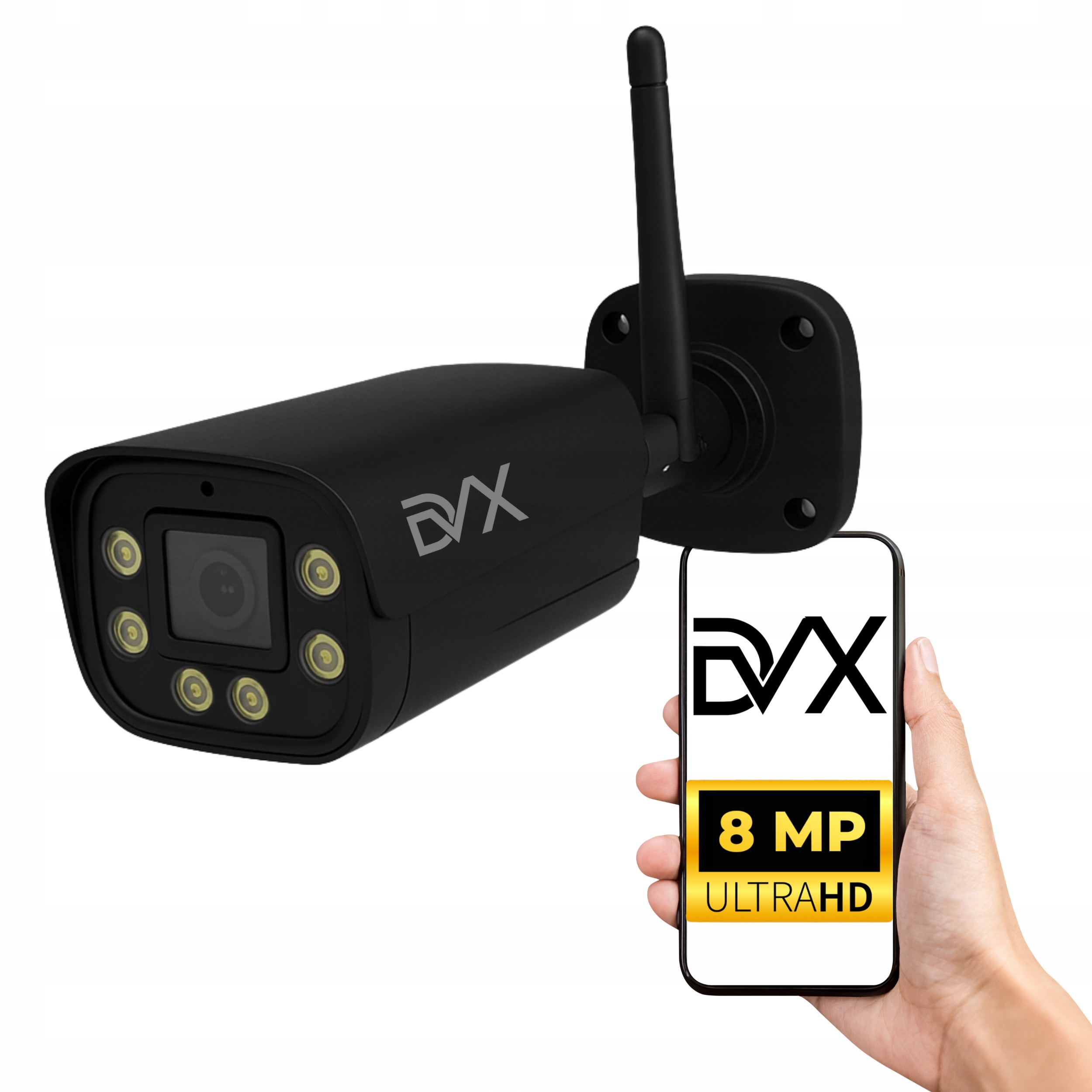 Vonkajšia Tubová Kamera Sony Ip Zoom 8MPx Sd Vodotesná DVX Čierna