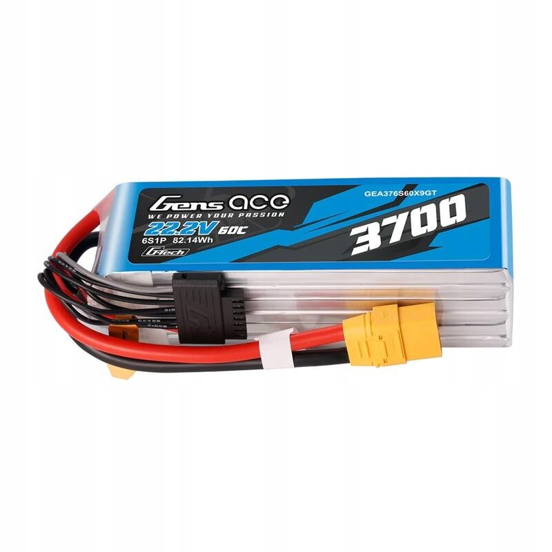 Ace G-Tech Batéria LiPo Li-Poly Gens 3700 mAh 22.2V 60C 6S1P XT90