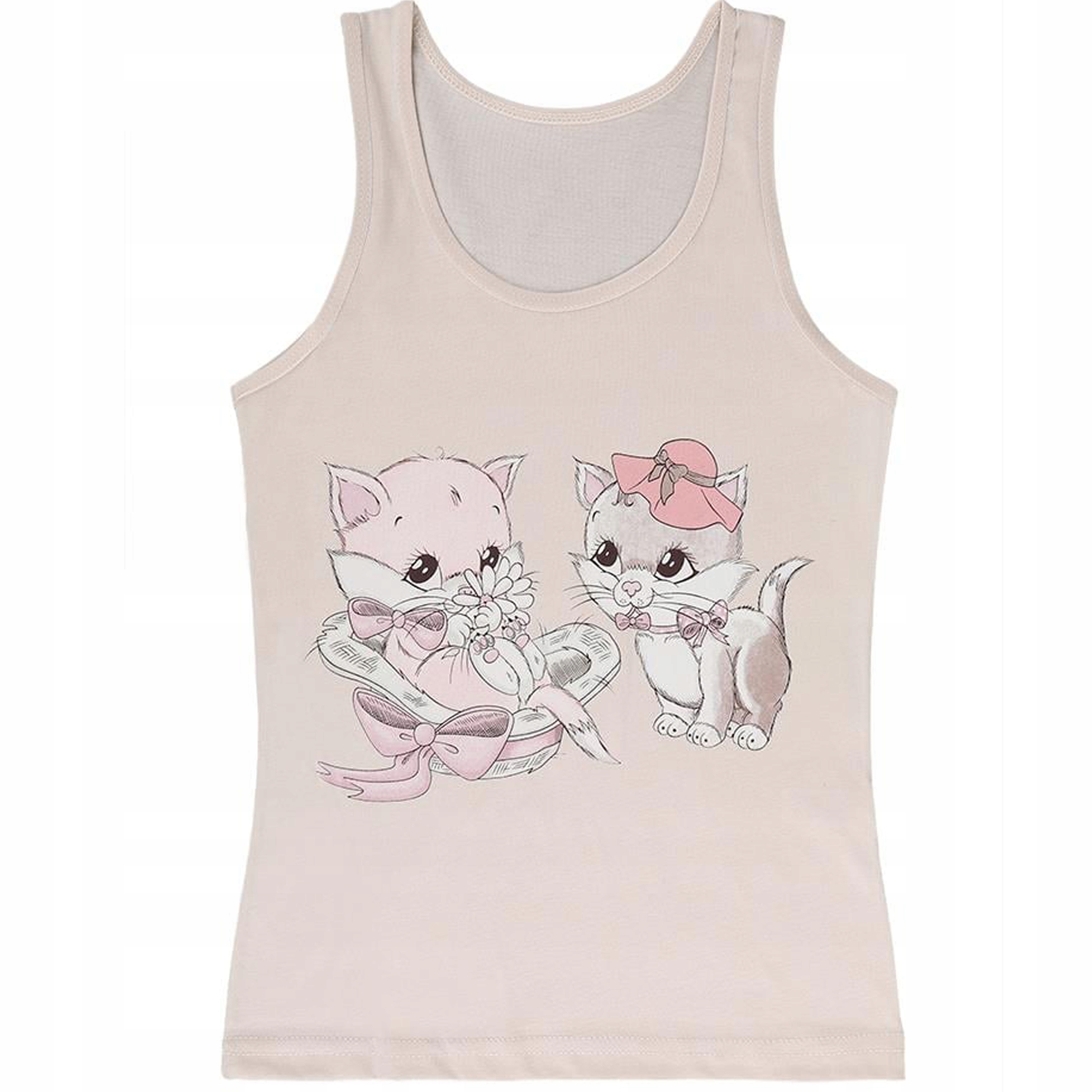 PODKOSZULKA KOSZULKA NA RAMIĄCZKACH 98-104