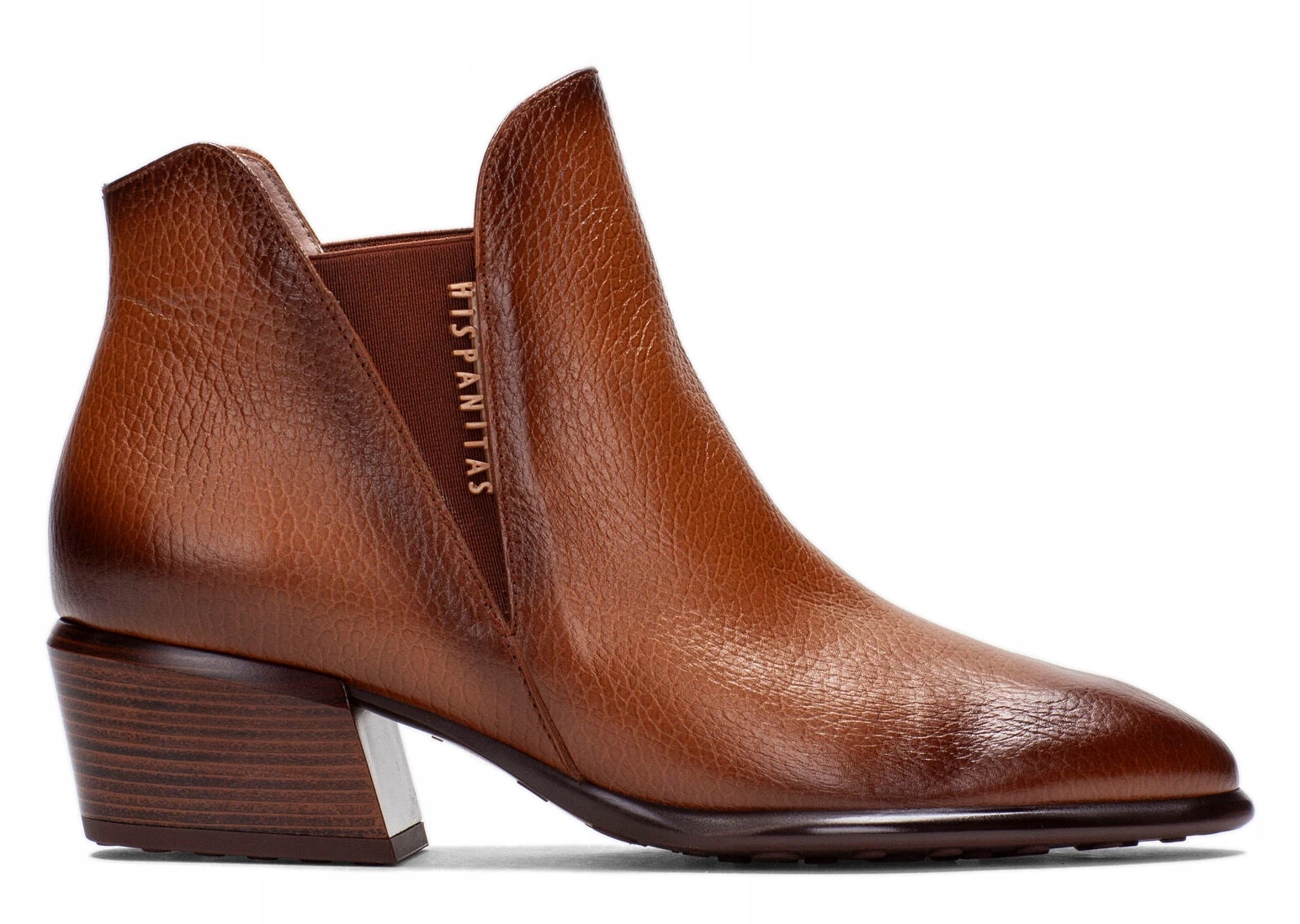 Dámské Kotníkové Boty Kovbojské Boty Kožené Na Zasouvacím Podpatku Hispanitas 39