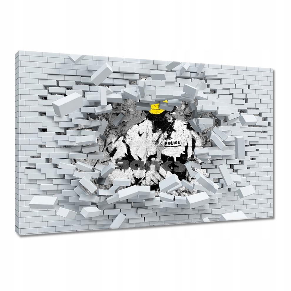 

Obrazy 60x40 Banksy Buźka