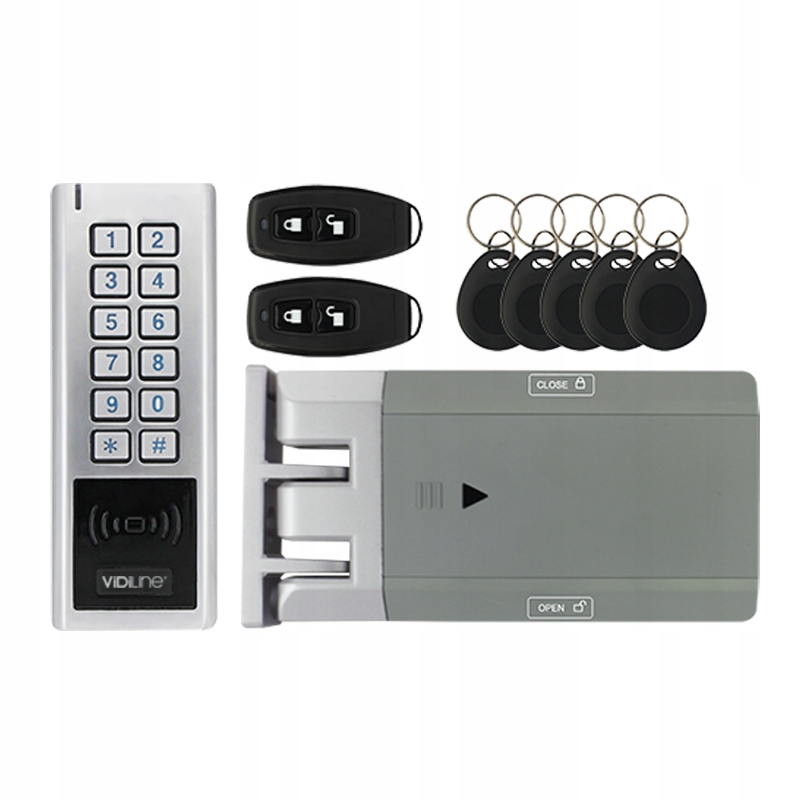 Súprava na kontrolu prístupu VidiLine VIDI-AC-4CS-WKIT2