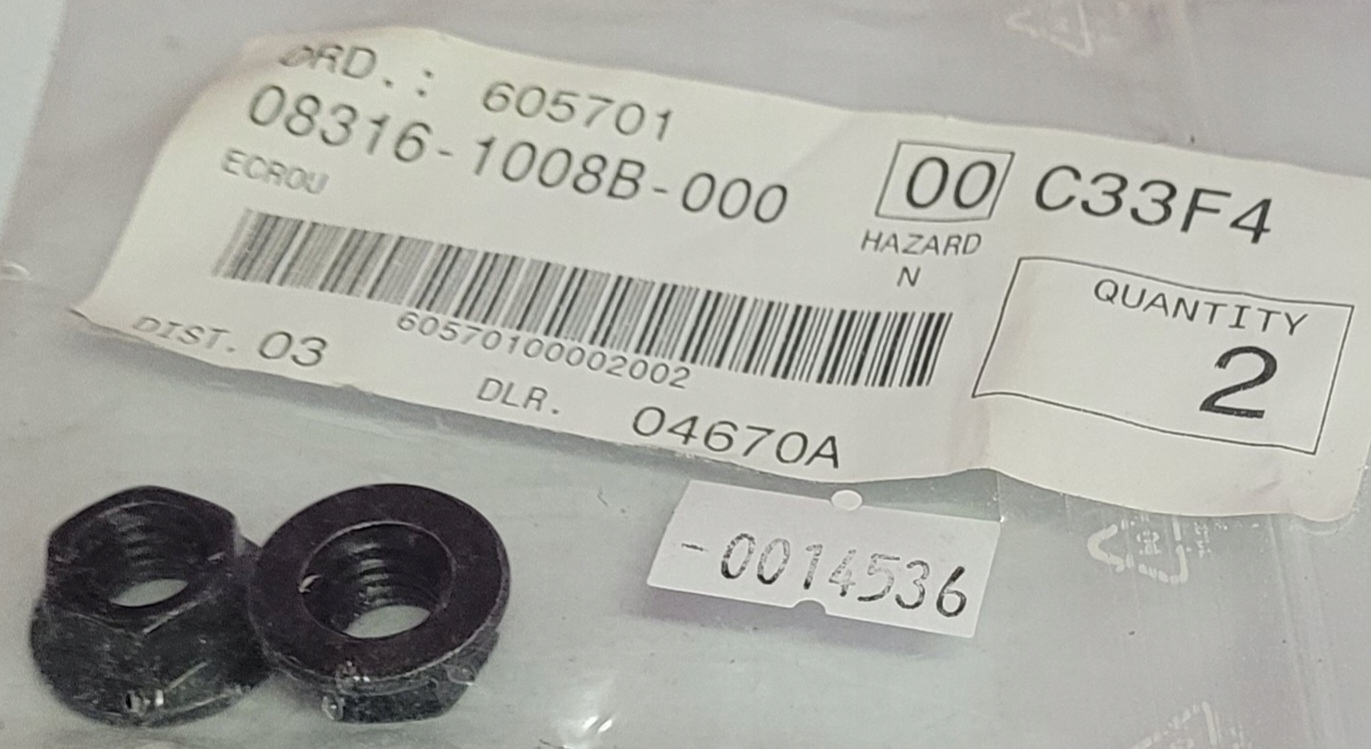 Nakrętki SUZUKI 08316-1008b