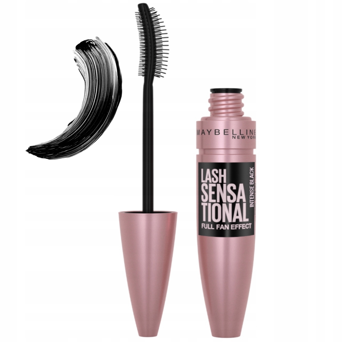 Maybelline Lash Sensational Intense Black Mascara Czarny Objętość