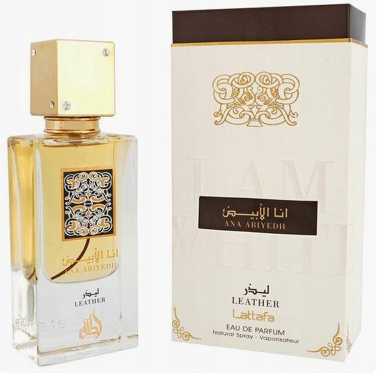 Lattafa Ana Abiyedh Leather edp 60 Ml parfémovaná voda unisex