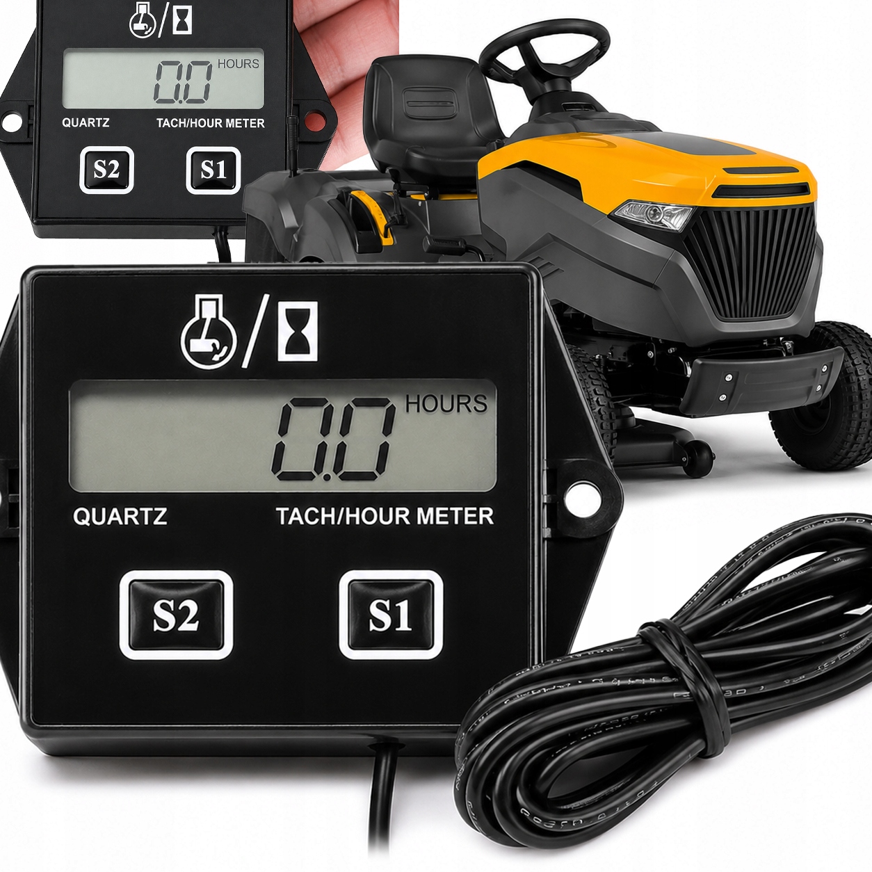 Elektroniczny Licznik Motogodzin Rpm Do Silników 2T 4T Motocykl Quad