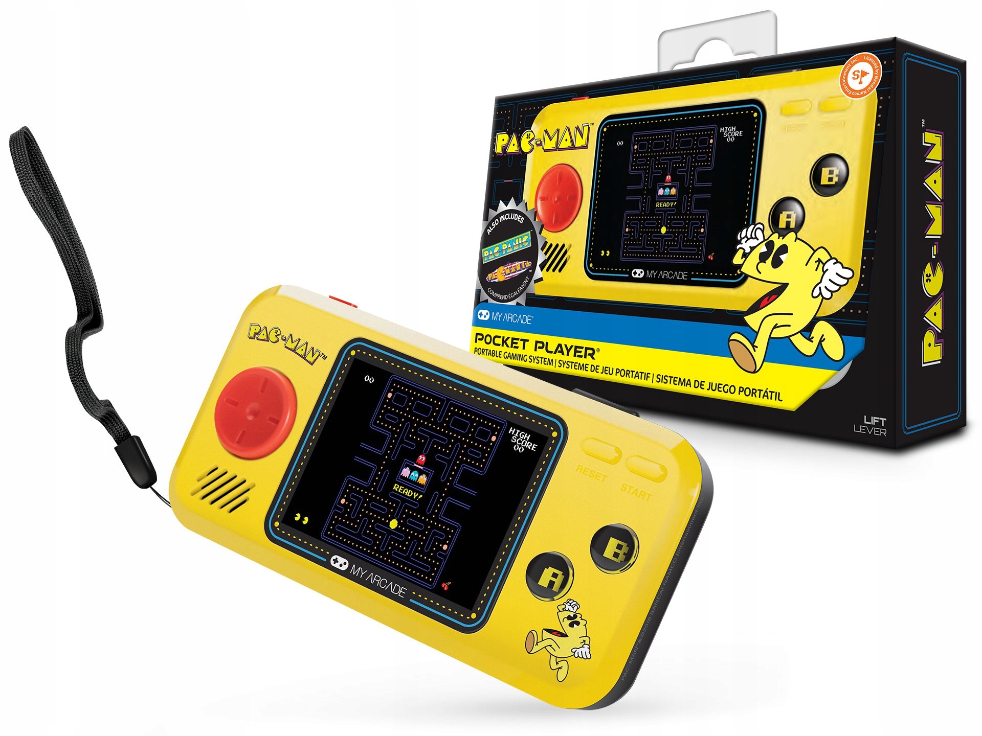 Mini Konsola Retro Pacman 3w1 DGUNL-3227