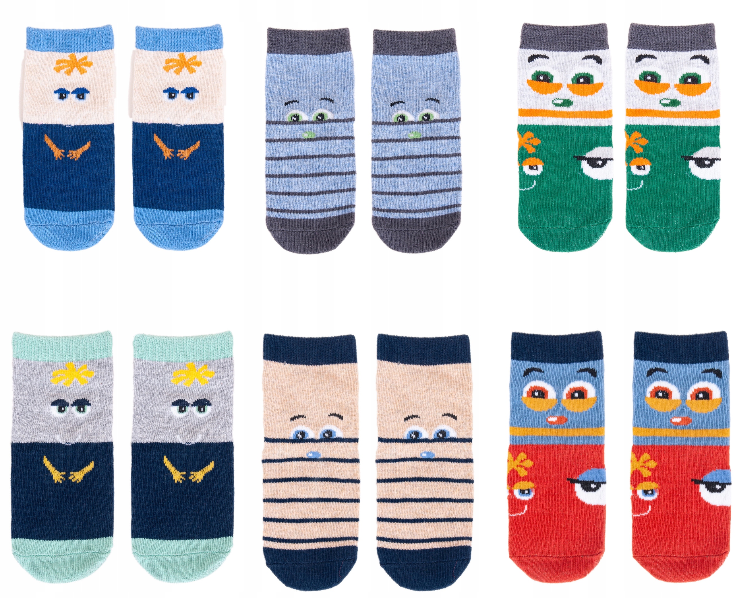 

Skarpetki Bawełniane Chłopięce 6 pack 23-26