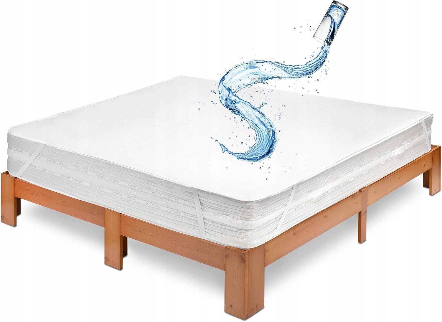 Flowen Ochraniacz Na Materac 180x200 Wodoodporny Antyalergiczny — miniatura 11