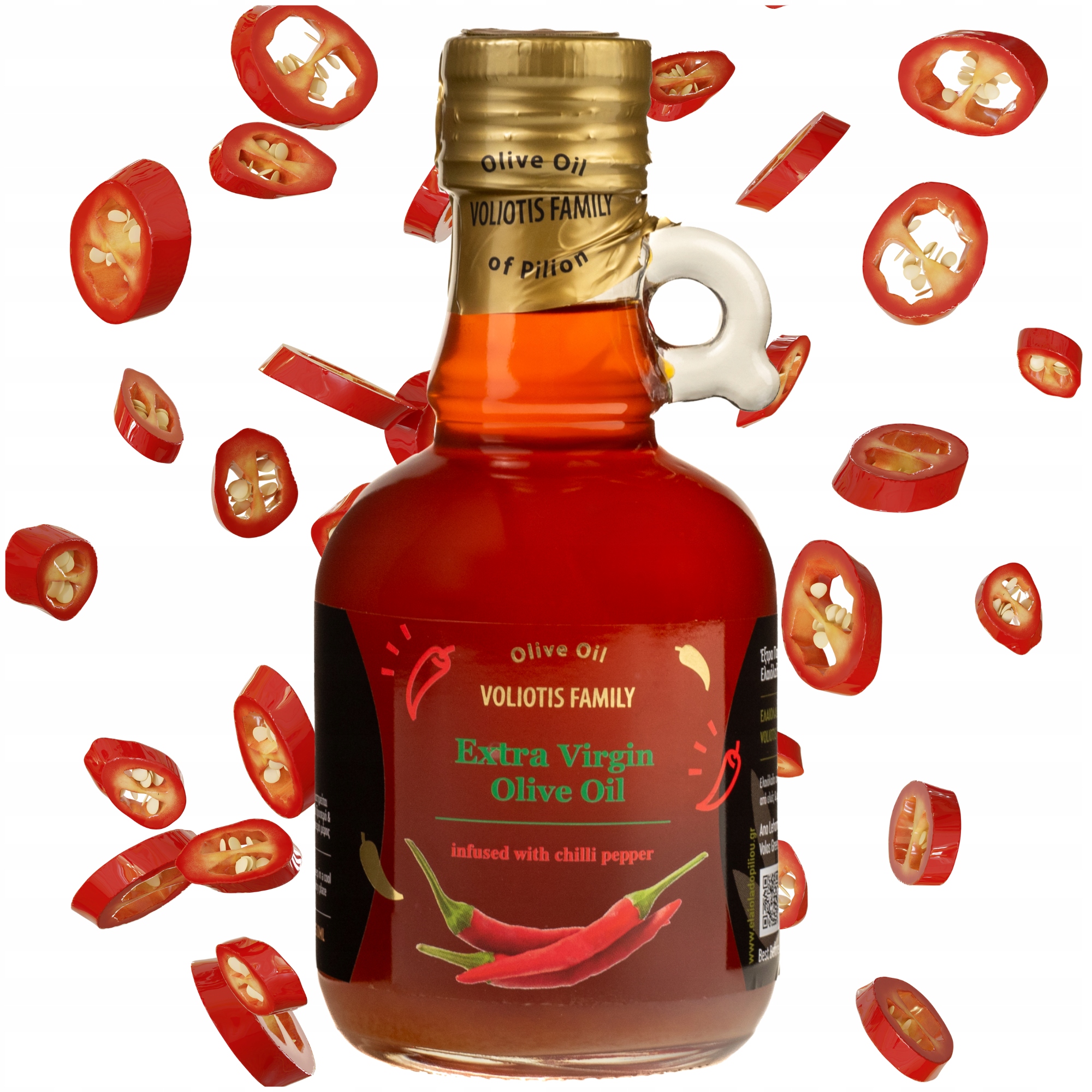 Levně Olivový olej Z Chilli Extra Virgin Grecka 250 ml výrazný Nefiltrovaný