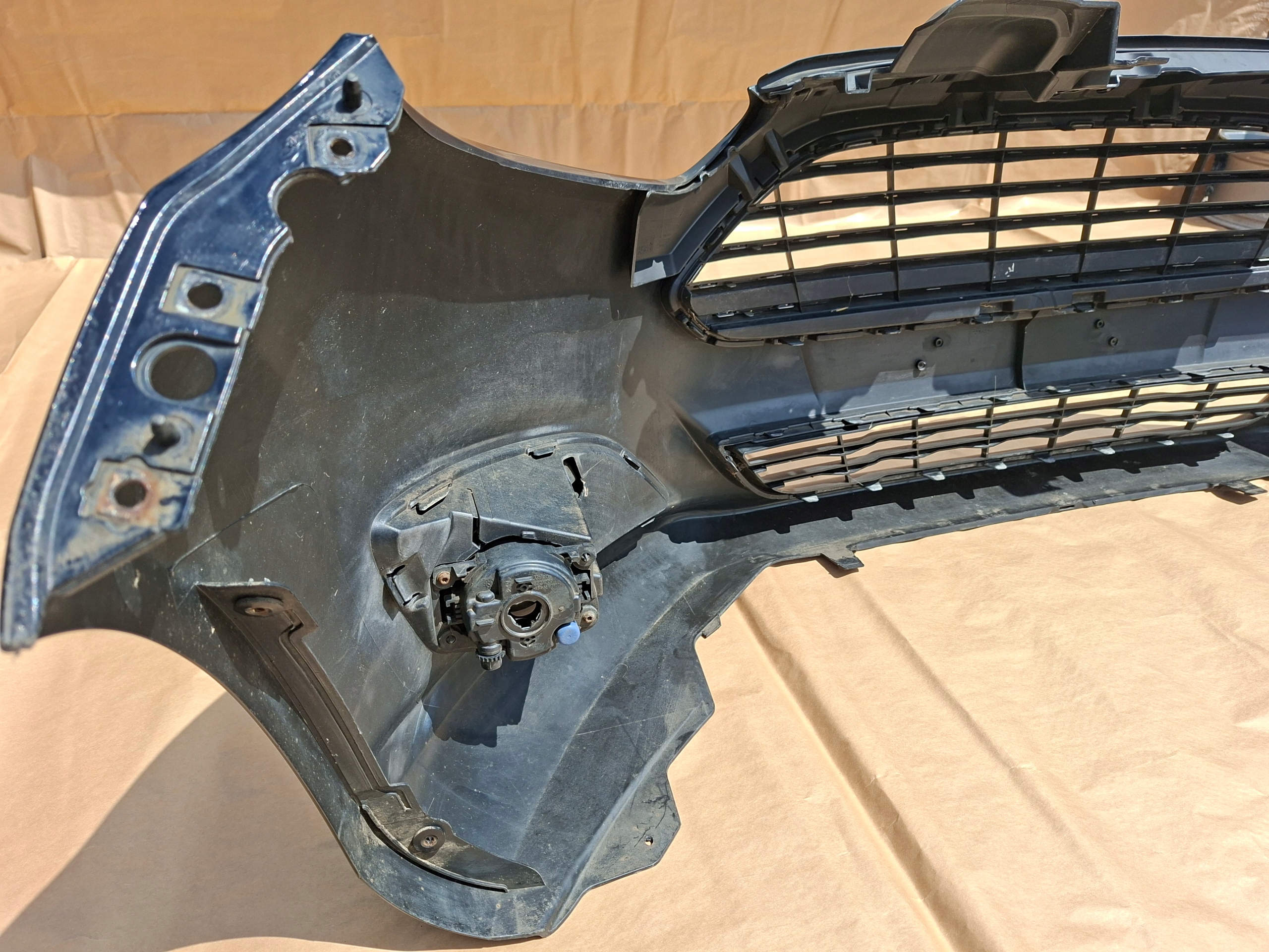 FORD FIESTA MK7 LIFT 2012-2017 bumper front ABSOLUT BLACK original