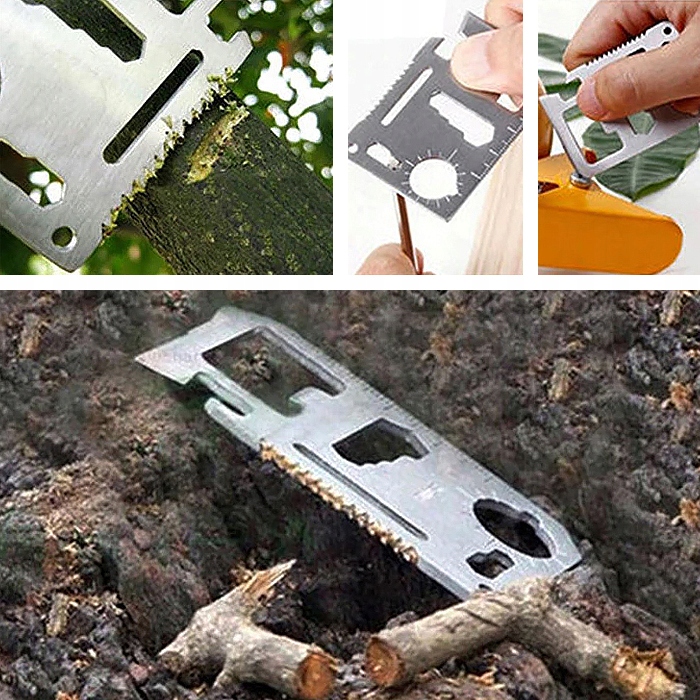 KARTA PRZEŻYCIA PRZETRWANIA SURVIVAL CARD NÓŻ Model Inny