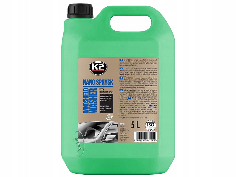 

K2 Nano Sprysk Letni Płyn Do Spryskiwaczy 5L