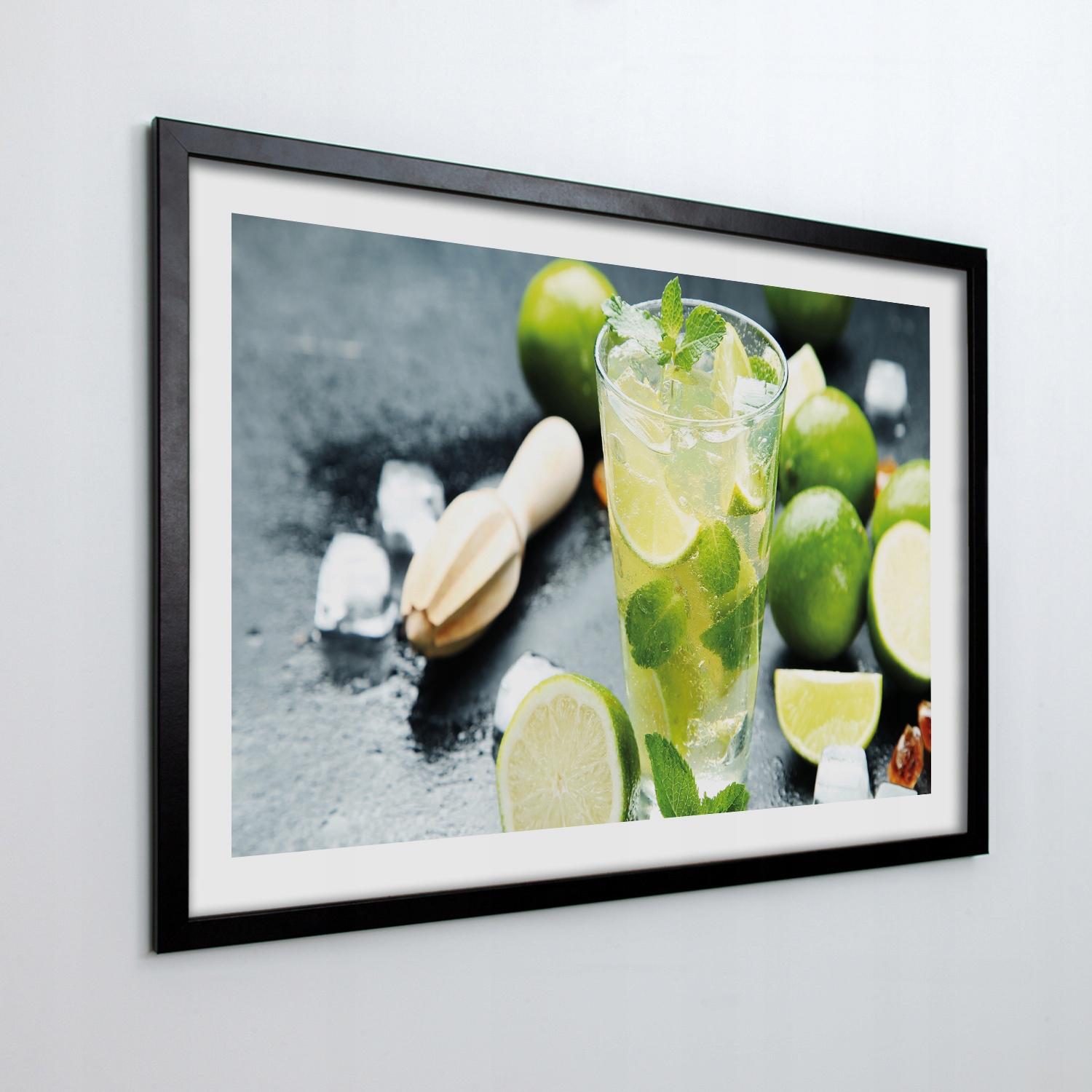 Obraz na stenu s rámom Mojito drink pitie 70x50 cm