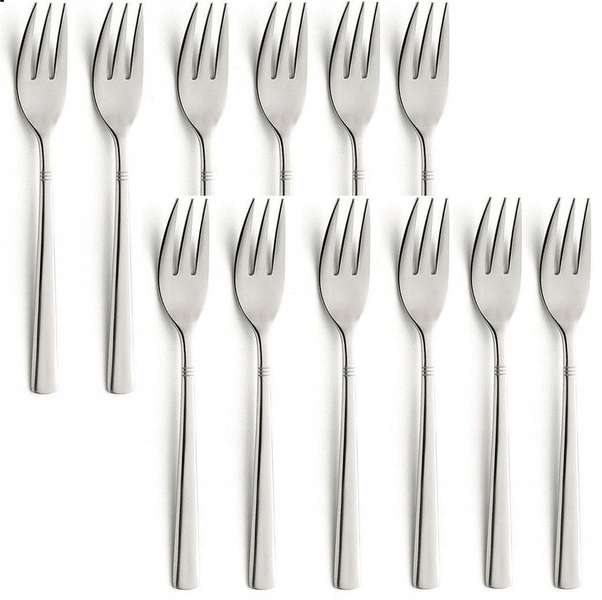 AMEFA SZTUĆCE NIERDZEWNE DAKOTA WIDELCZYKI CIASTA TORT DESER ZESTAW 12 OSÓB Kod producenta 8413 DAKOTA PALMON NEW MODERN NOWOCZESNE