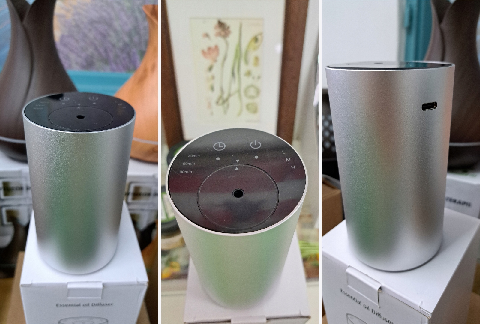 Aroma Nebulizator bezprzewodowy i bezwodny dyfuzor do olejków EAN (GTIN) 5904873763145