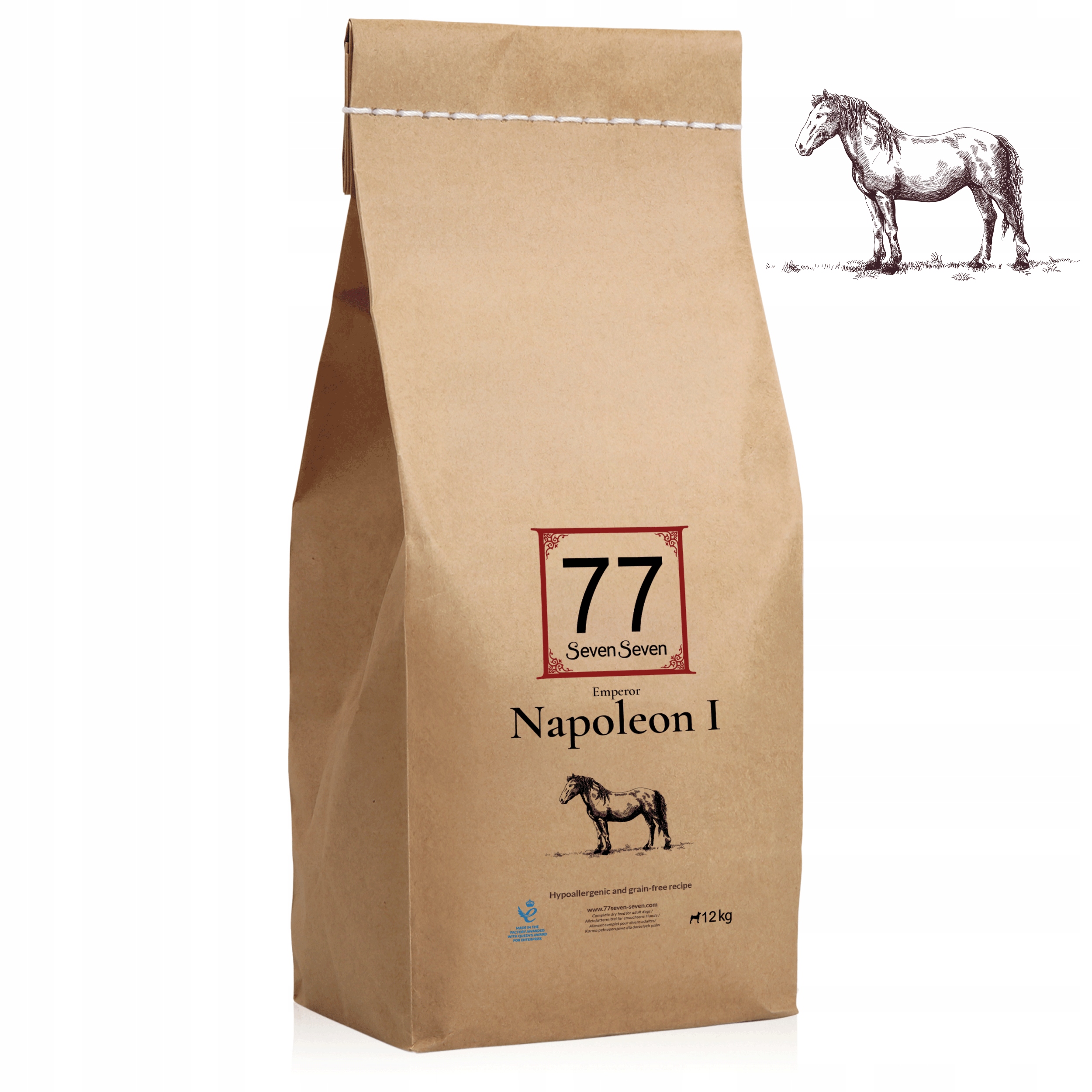 Napoleon I 12kg z koniną 77 Petfood