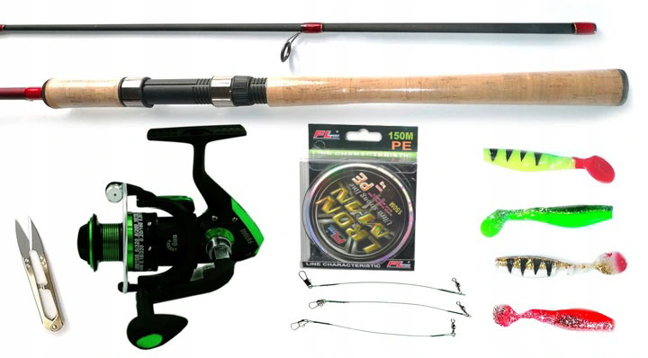 Set Spining Naviják Štika Sandál Bonus