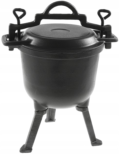 KOCIOŁEK MYŚLIWSKI 8L + Patelnia Grillowa ROSSNER Producent Rossner