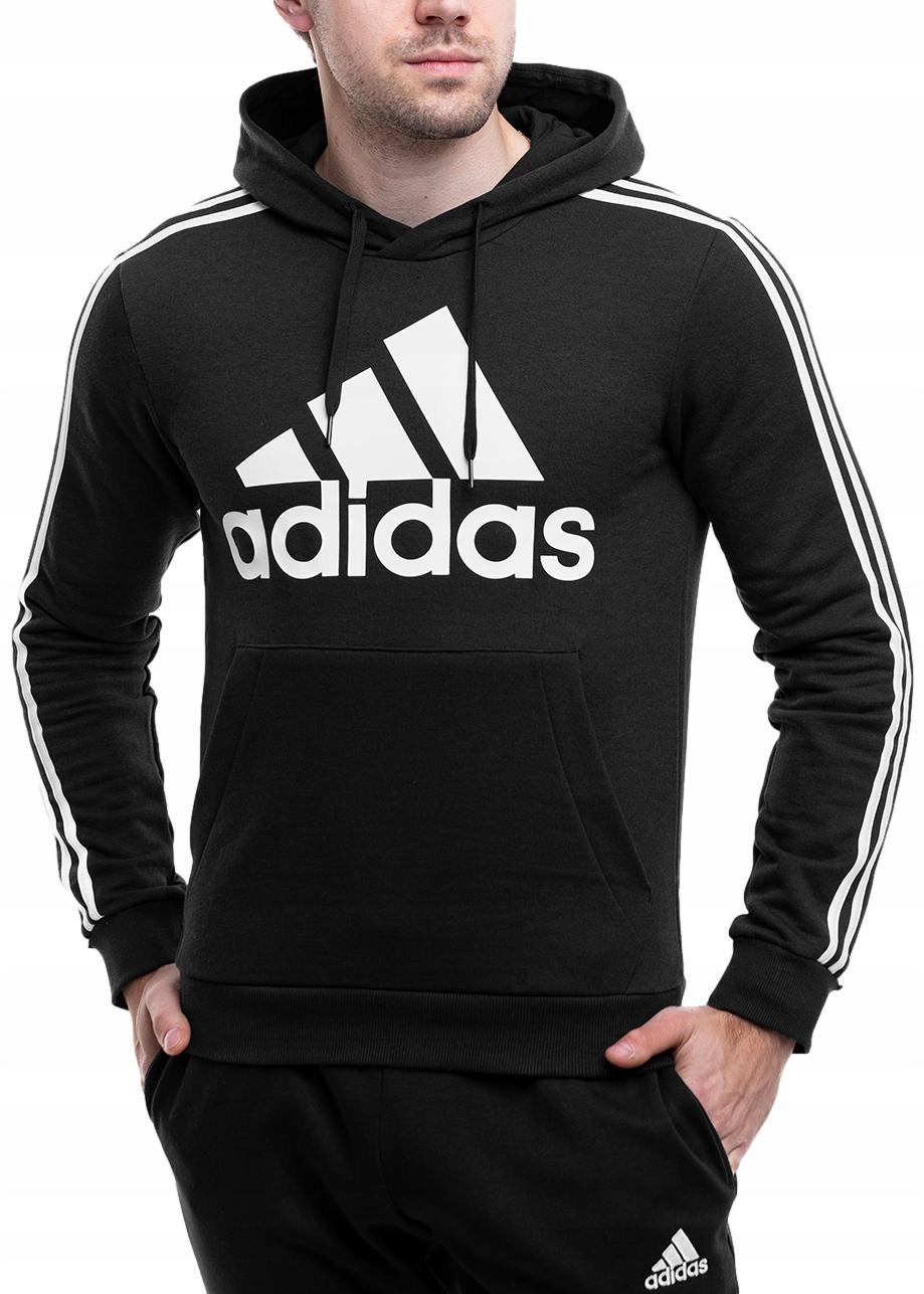 adidas pánská mikina s kapucí sportovní bavlněná pohodlná vel