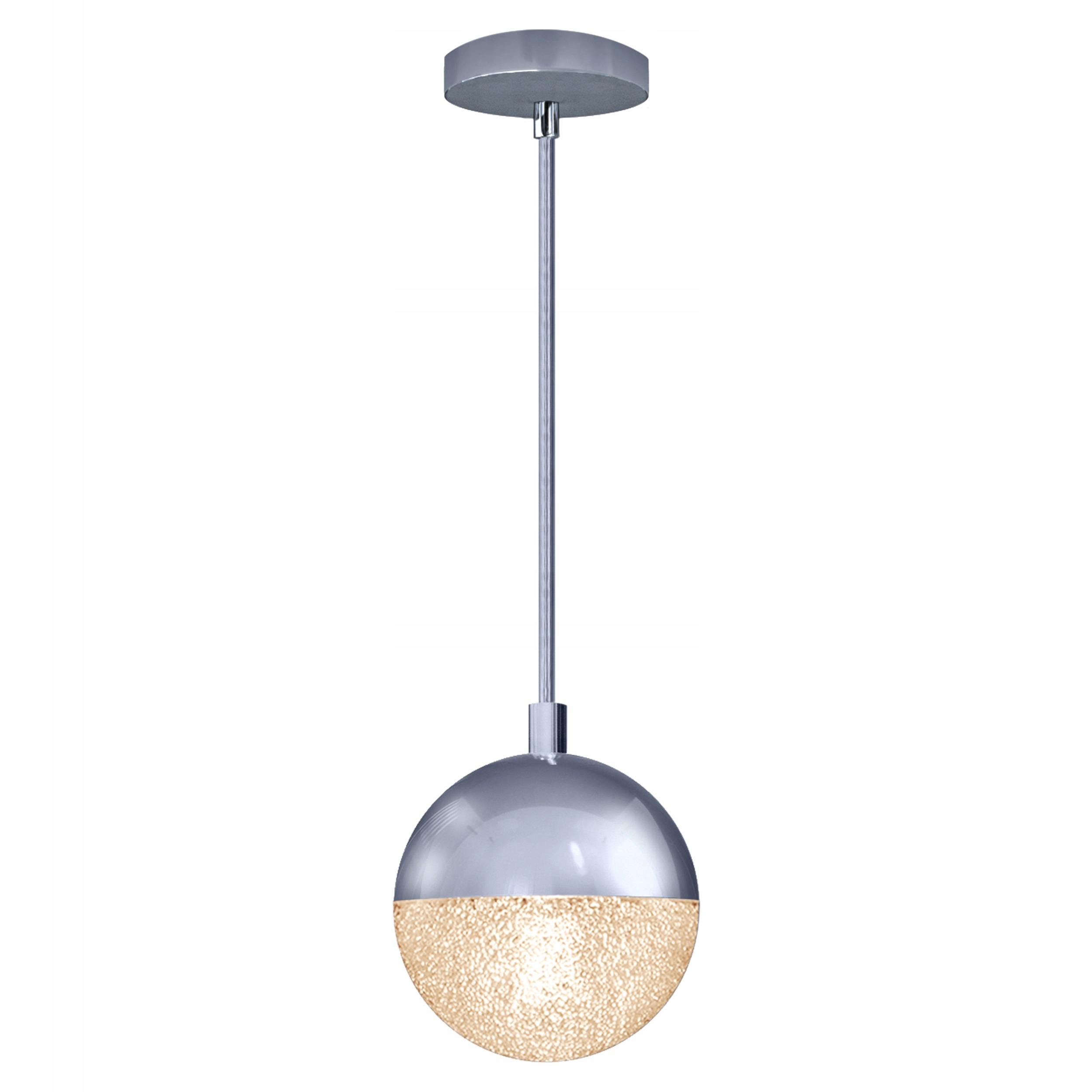 

Kula lampa wisząca Led loft design chrom Hq Polux