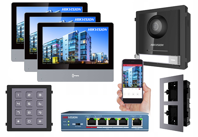 Video Domáci Telefón Hikvision Videovrátnik 3 Ip Monitory