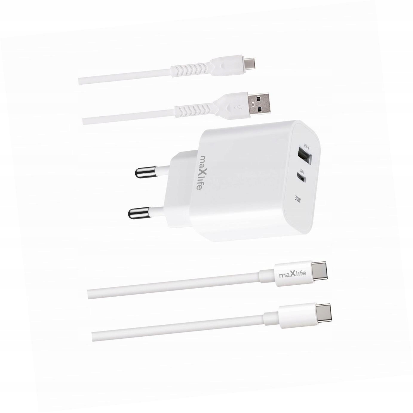 Szybka ładowarka 30W 2 wejścia z Usb-c do Xiaomi Redmi Note 15 Pro Plus 5G