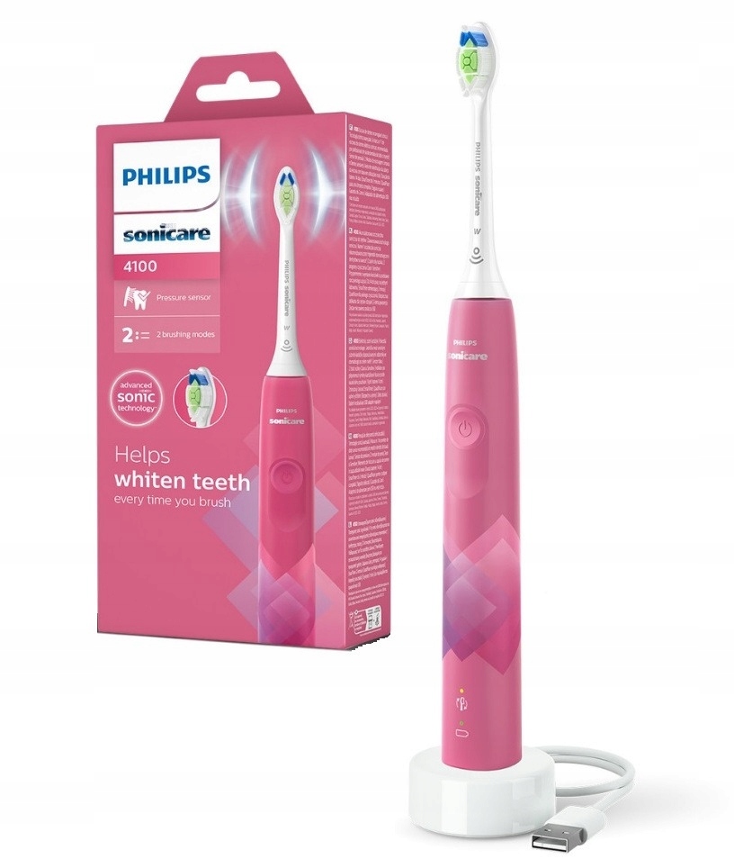 Szczoteczka soniczna Philips Sonicare 4100 HX3689 41 Różowy