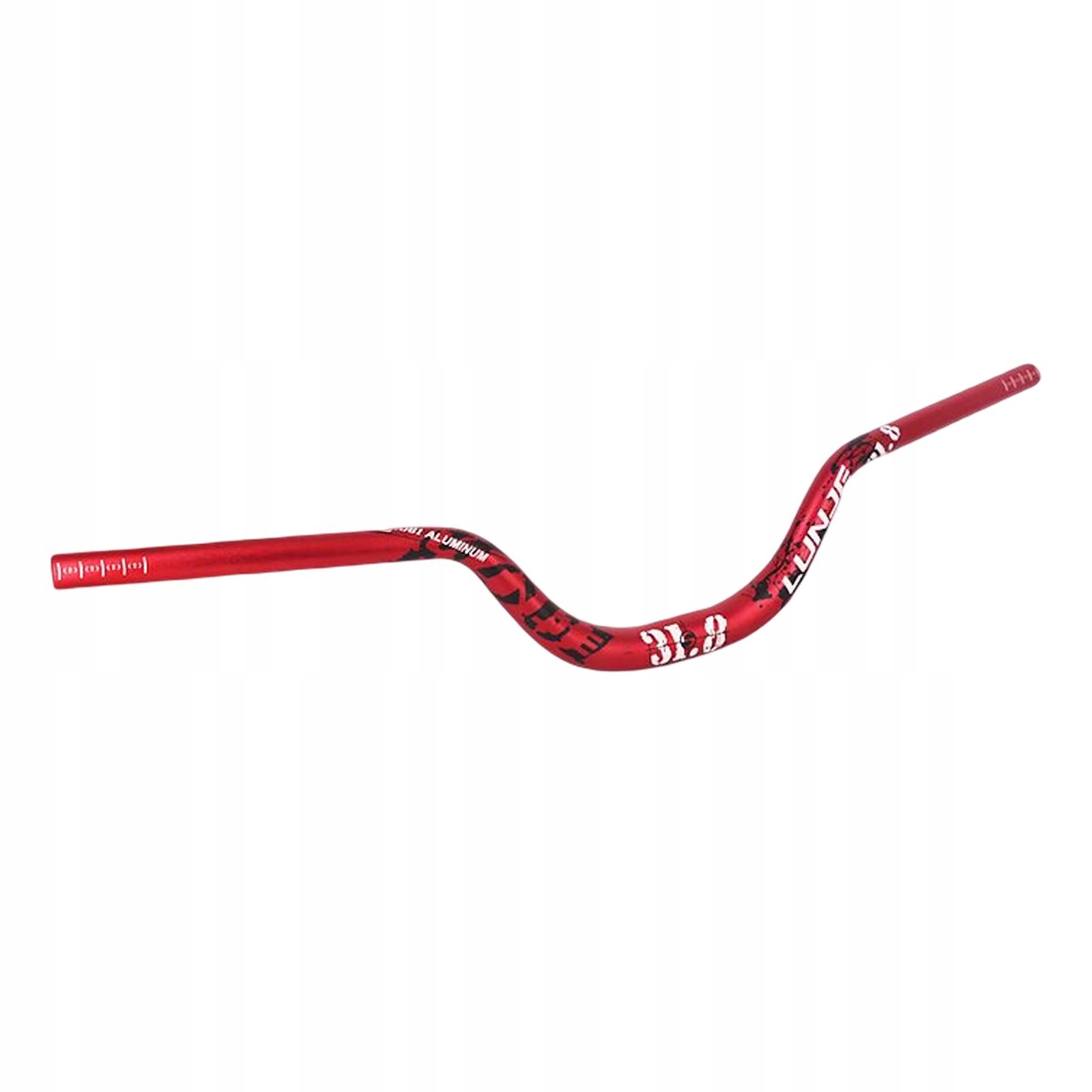 Kierownica roweru szosowego Stop aluminium Down Hill DH Extra Long Riser Red 780mm