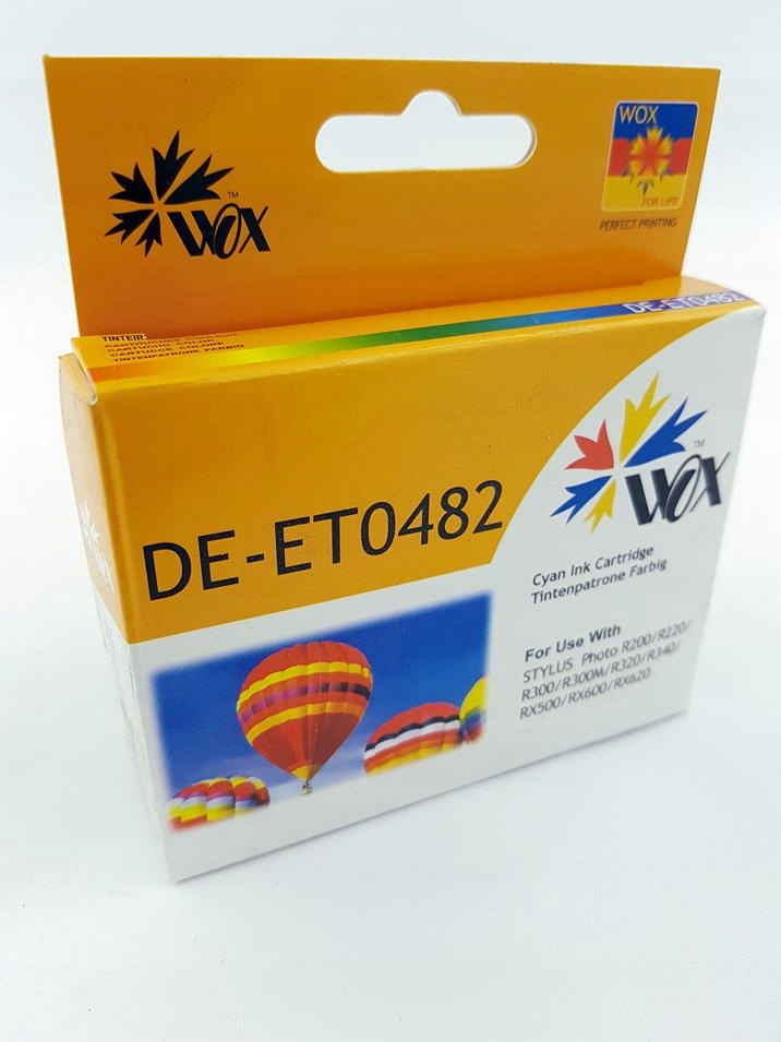 Tusz Wox Cyan Epson T0482 zamiennik C13T048240