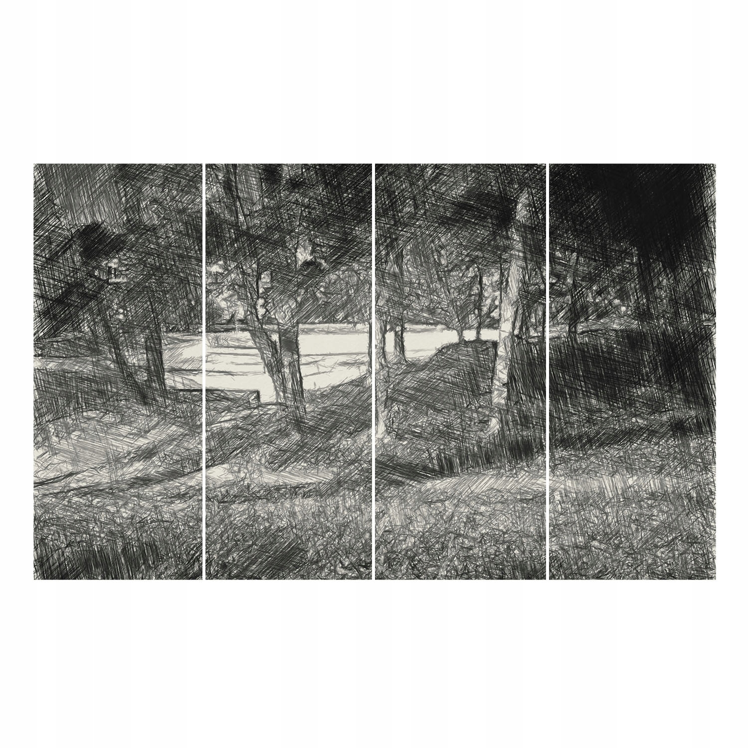 Fototapeta Flizelina do kanceláře a ložnice Klidná krajina 416 x 254 cm