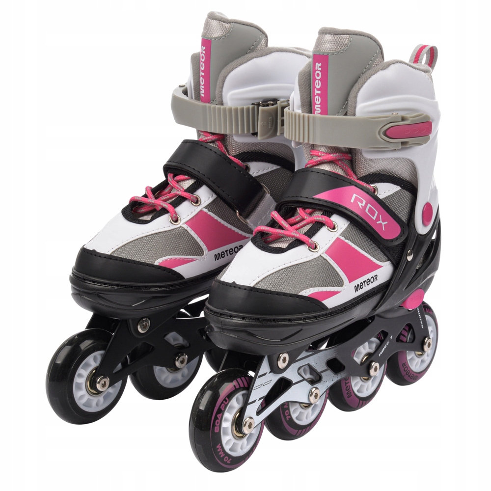 Łyżworolki Regulowane Rolki Rekreacyjne Dla Dziewczynki Meteor ABEC-7 34-37